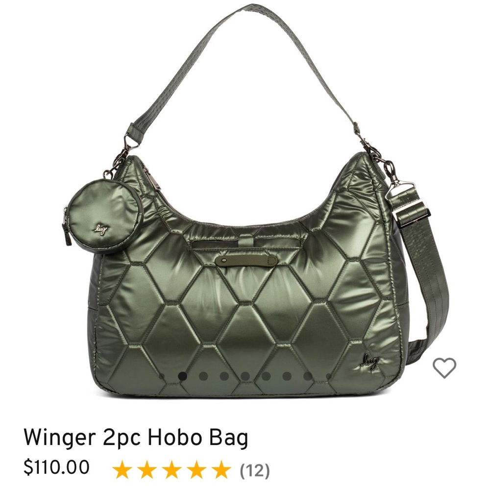 Lug Winger, Metallic Olive, NWT